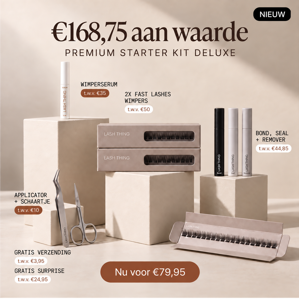 Kit de Démarrage Deluxe | Tout pour les deux premiers mois - Sérum inclus