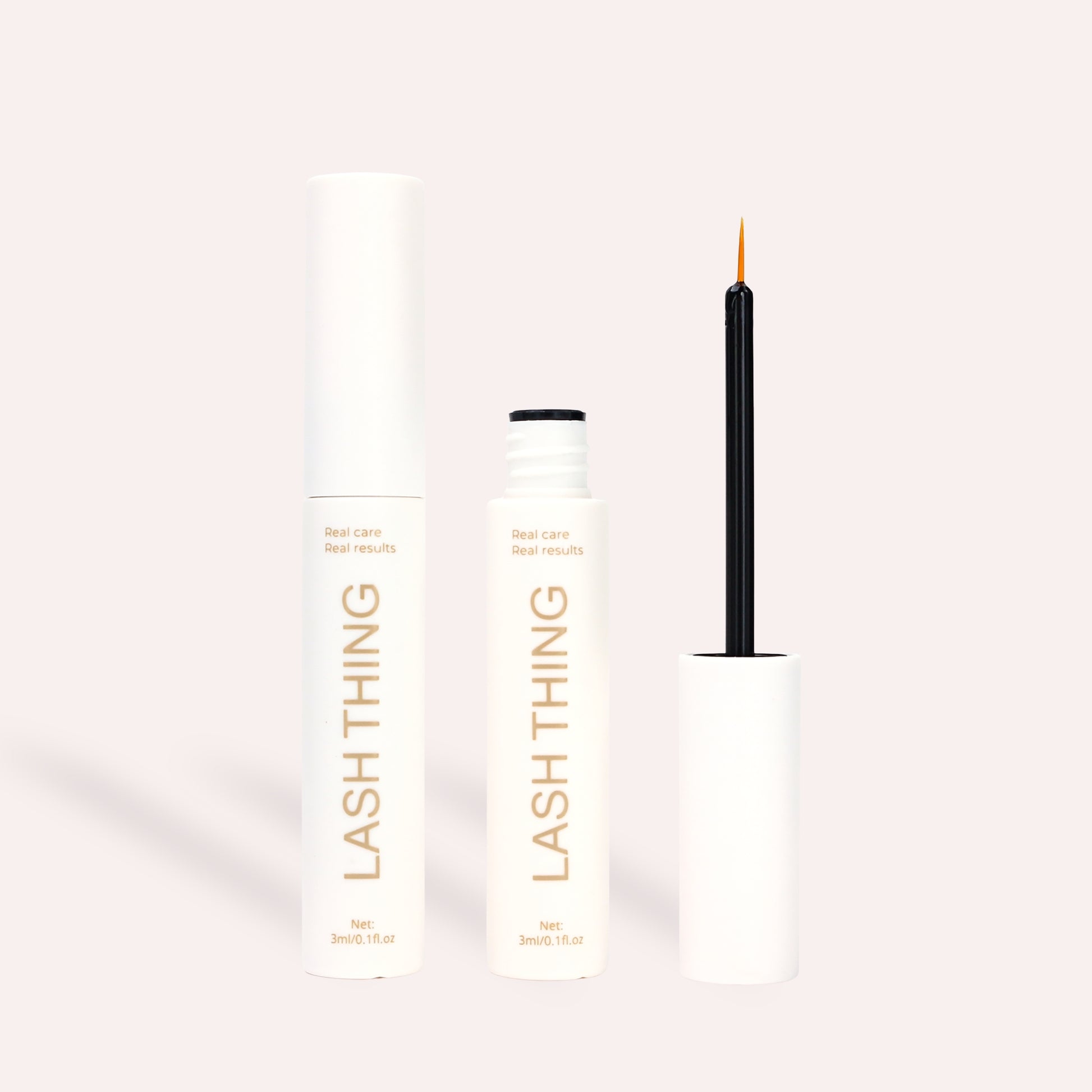 Lashthing wimperserum flesje 3ml met applicator - natuurlijk wimperserum voor wimpergroei