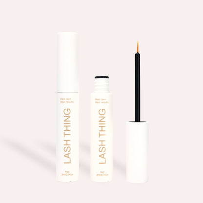 Lashthing wimperserum flesje 3ml met applicator - natuurlijk wimperserum voor wimpergroei