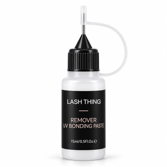 Lashthing Nail Remover voor UV Bonding Paste: flesje van 15 ml met naaldtip