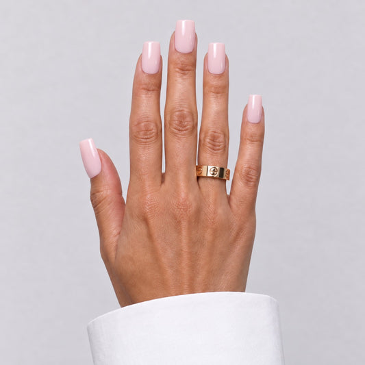 Lashthing press-on nagels Blush Babe (Short Square) - hoofdfoto